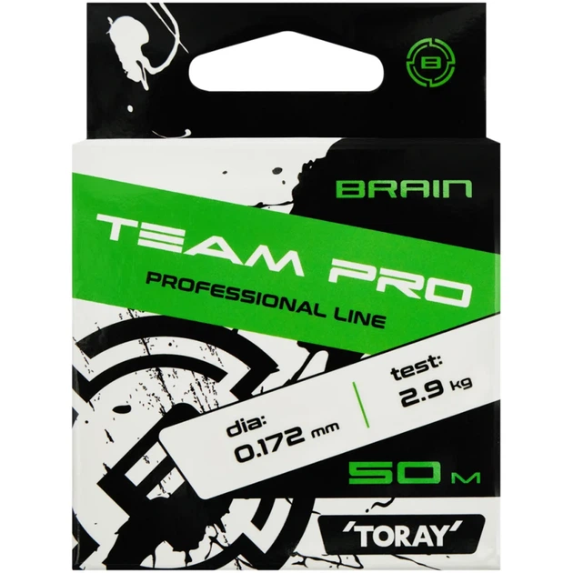 Волосінь Brain Team Pro 50m (clear) 0.172mm 2.9kg - зображення 2