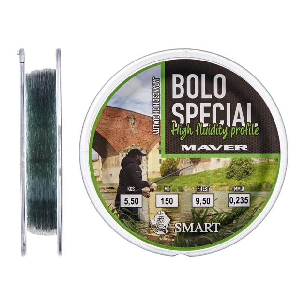 Волосінь Smart Bolo Special 150m 0.235mm 5.5kg - Фото 1 Волосінь Smart Bolo Special 150m 0.235mm 5.5kg - зображення 1