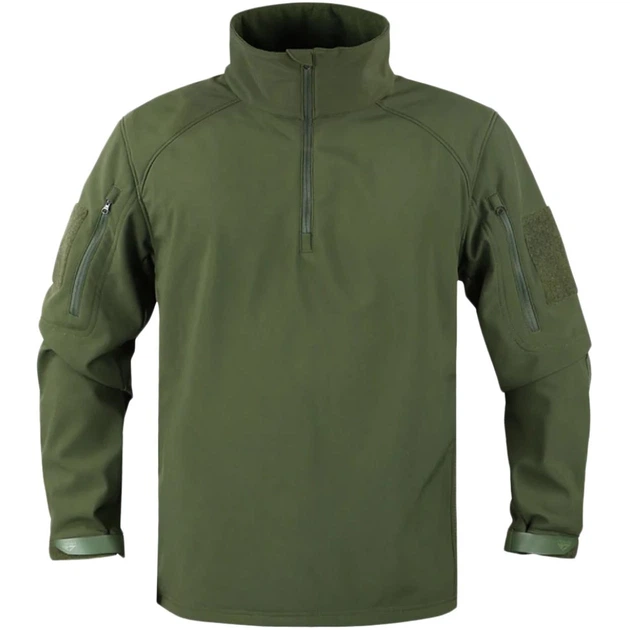 Куртка Condor-Clothing Patrol 1/4 Zip Soft Shell L Olive drab - изображение 2