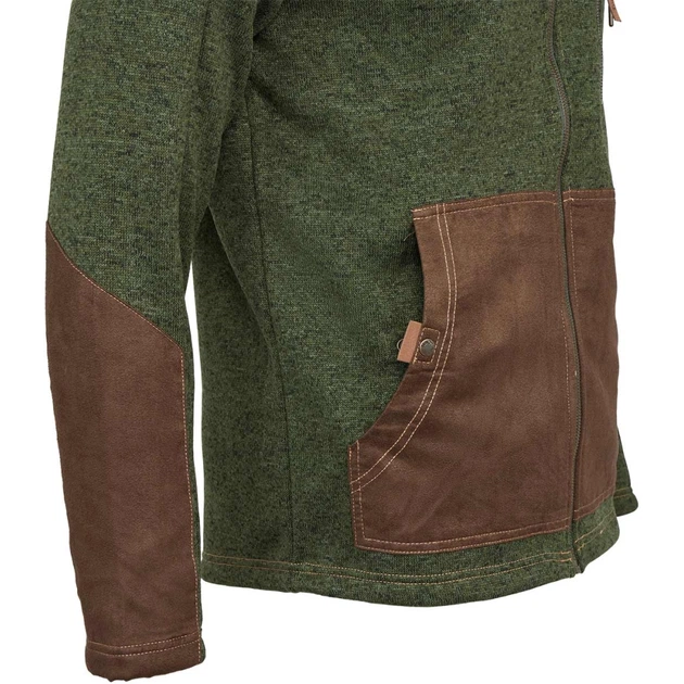 Куртка Orbis Textil Herrenjacke Strick-Fleece 418001-56 XL Зеленый - изображение 5