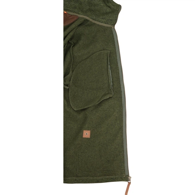 Куртка Orbis Textil Herrenjacke Strick-Fleece 418001-56 XL Зеленый - изображение 7