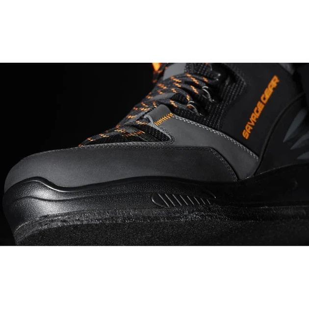 Ботинки забродные Savage Gear SG8 Felt Wading Boot 46/11 MN Black/Orange - изображение 3