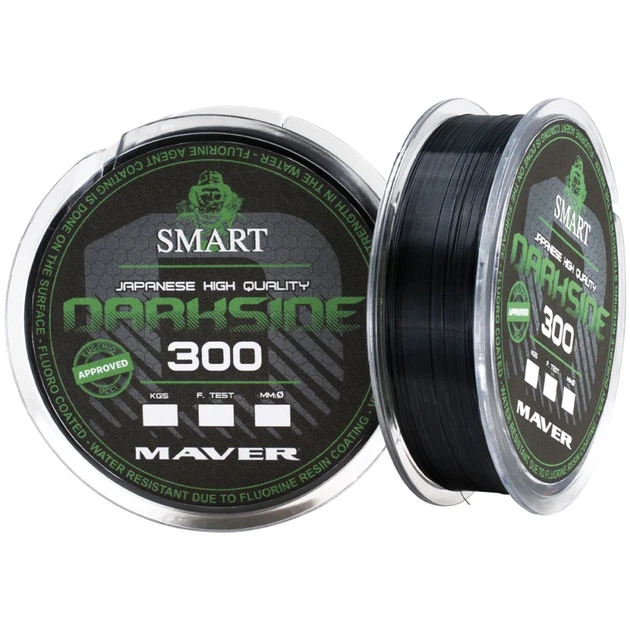 Леска Smart Monofilo Darkside 300m (black) 0.31mm 30lb/15.1kg - Фото 1 Леска Smart Monofilo Darkside 300m (black) 0.31mm 30lb/15.1kg - изображение 1