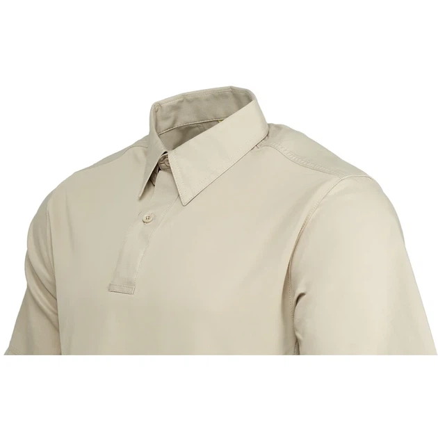 Теніска поло First Tactical Men’s V2 Pro Performance Short Sleeve Shirt XL Khaki - зображення 2