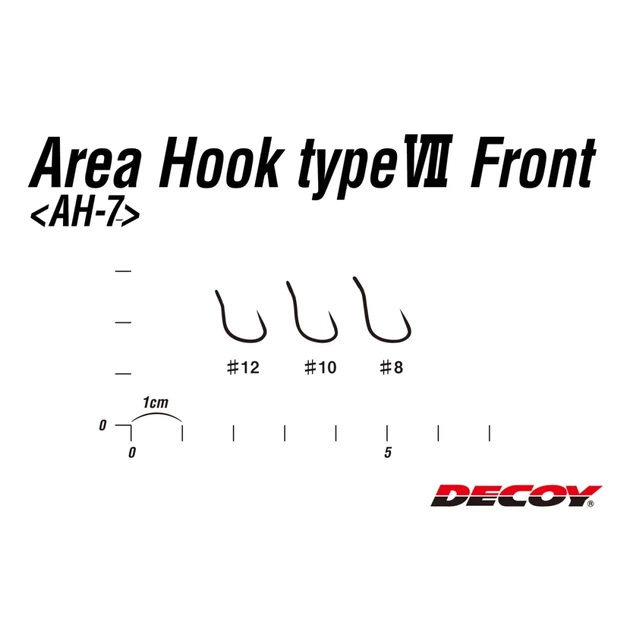 Гачок Decoy AH-7 Area Hook VII Front #12 (10 шт/уп) - зображення 2