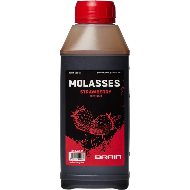 Меласса Brain Molasses Strawberry (клубника) 500ml - Фото 1 Меласса Brain Molasses Strawberry (клубника) 500ml - изображение 1