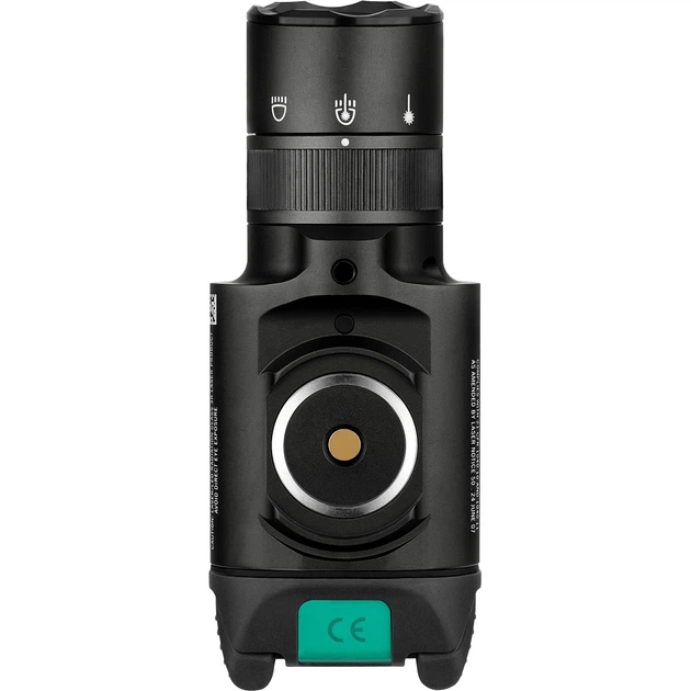 Ліхтар з ЛЦВ Olight Baldr Pro R Green Laser Black - зображення 6