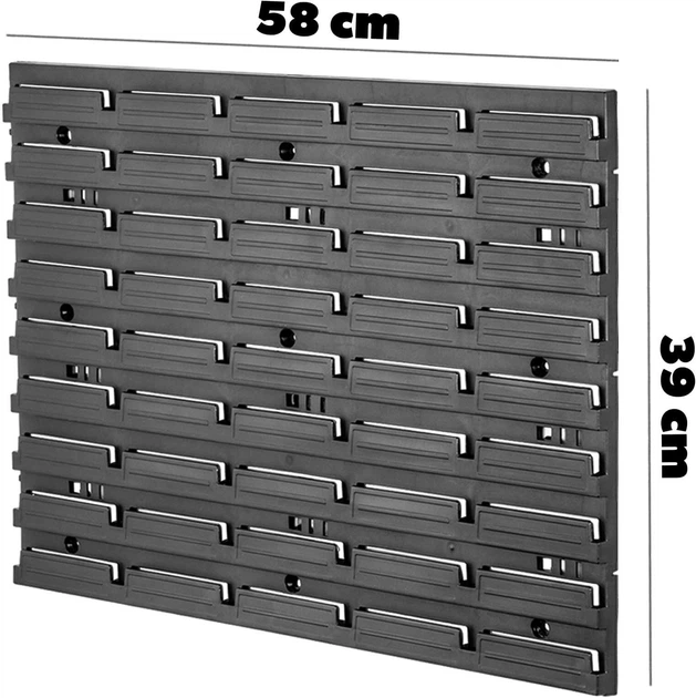 Tablica warsztatowa Kadax Lokke K7707 58 x 39 cm 21 element Czerwona (5903699472729) - obraz 7