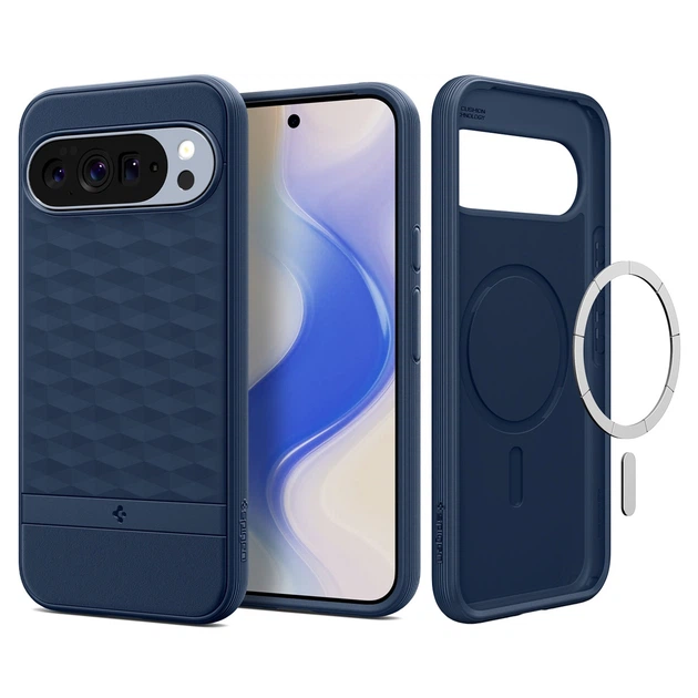 Чехол Spigen Parallax MagFit для Google Pixel 10 Pro XL Midnight Blue (ACS09733) - Фото 1 Чехол Spigen Parallax MagFit для Google Pixel 10 Pro XL Midnight Blue (ACS09733) - изображение 1
