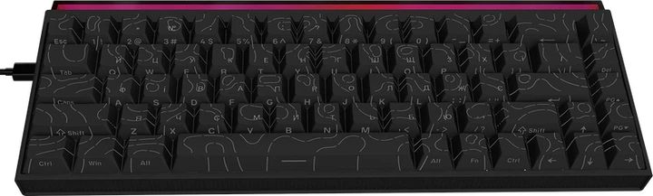 Дротова механічна клавіатура Ajazz NK68 Red switches Side Contour Black (NK68-R-S-B) - Фото 1 Дротова механічна клавіатура Ajazz NK68 Red switches Side Contour Black (NK68-R-S-B) - изображение 1