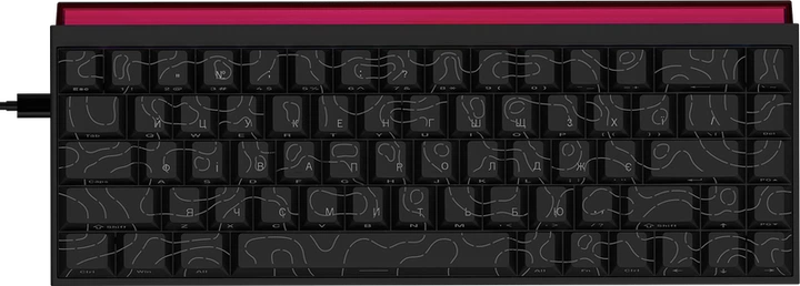 Дротова механічна клавіатура Ajazz NK68 Red switches Side Contour Black (NK68-R-S-B) - Фото 2 Дротова механічна клавіатура Ajazz NK68 Red switches Side Contour Black (NK68-R-S-B) - изображение 2