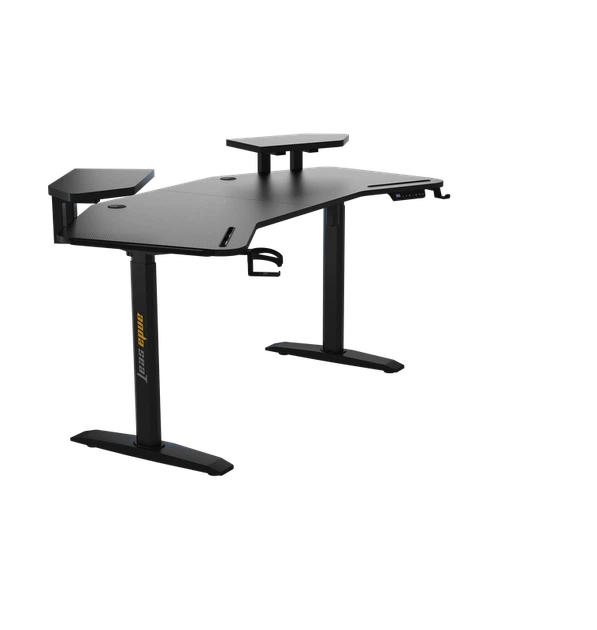 Комп’ютерний стіл з електрорегулюванням висоти Anda Seat Shadow Warrior Black - зображення 2
