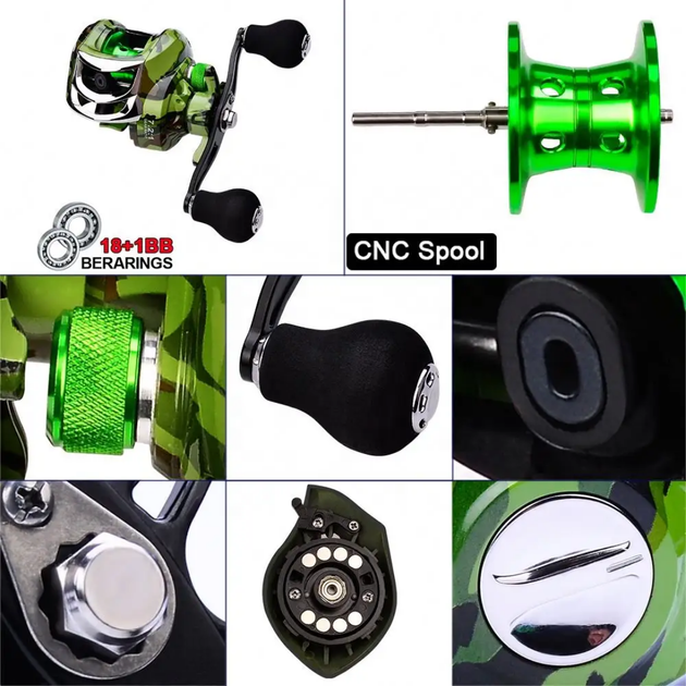 Котушка правостороння Multicam 7.2 : 1 DW 125 L 2000 max 10 кг right sided - зображення 5