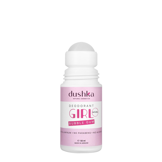 Дезодорант для девочек Dushka Bubble Gum детский от 5+ лет 50 мл - Фото 2 Дезодорант для девочек Dushka Bubble Gum детский от 5+ лет 50 мл - изображение 2