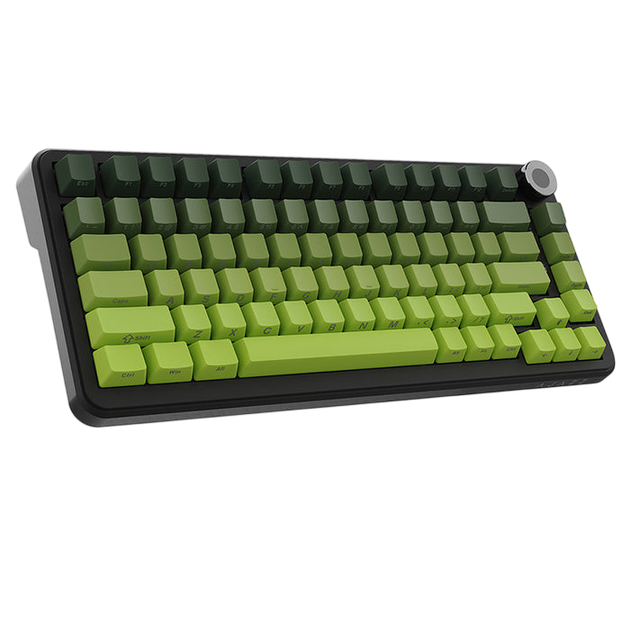 Клавіатура Ajazz AK820 Max Plus RGB Side Printed Gradient Green - зображення 3