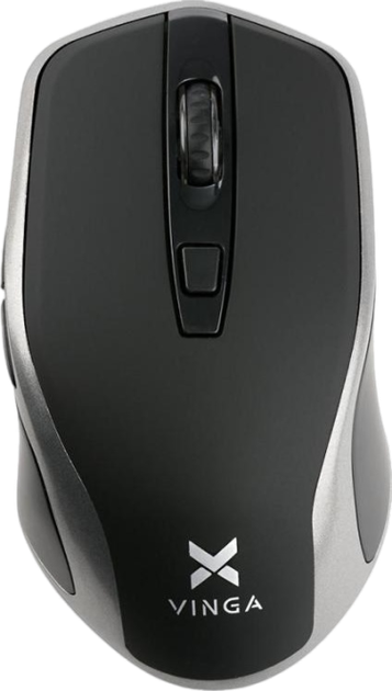 Миша бездротова Vinga MSW-909 Silent Black Gray - зображення 2