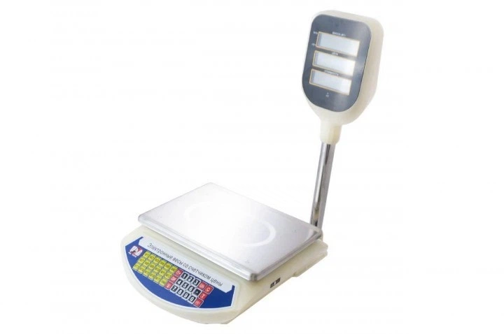 Торговые электронные весы PROMOTEC PM-5052 со стойкой, до 50 кг (270) - Фото 3 Торговые электронные весы PROMOTEC PM-5052 со стойкой, до 50 кг (270) - изображение 3