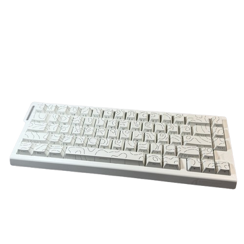 Клавіатура Attack Shark X68 HE Contours Side Printed RGB White - Фото 3 Клавіатура Attack Shark X68 HE Contours Side Printed RGB White - зображення 3
