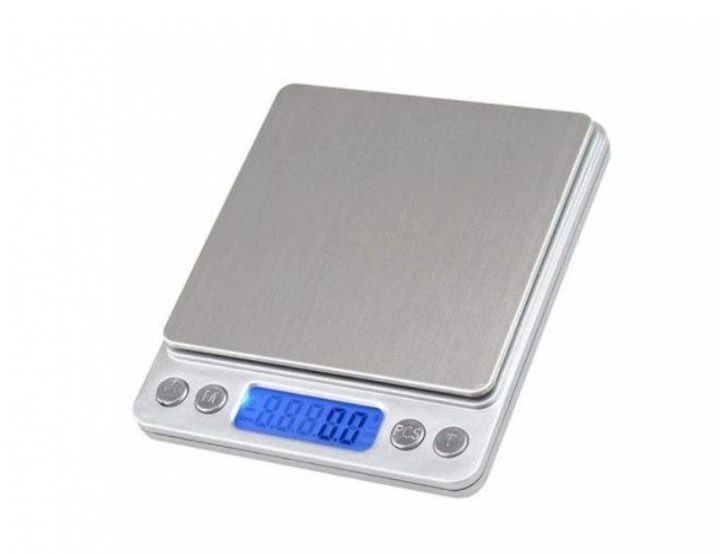 Ювелирные электронные весы ACS-1208-2 с двумя чашами, до 2000 г, точность 0,1 г (0755) - изображение 2