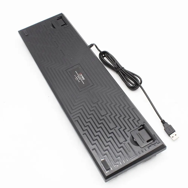 Механічна ігрова клавіатура XSTRIKE X-1010 PRO USB з RGB-підсвіткою, червоні свічі, 104 клавиши, 26 клавіш Anti-Ghosting, повнорозмірна - зображення 5