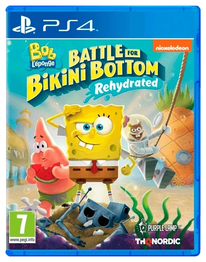Игра SpongeBob SquarePants: Battle For Bikini для PS4 (Blu-ray диск) RU Б/У - Фото 1 Игра SpongeBob SquarePants: Battle For Bikini для PS4 (Blu-ray диск) RU Б/У - изображение 1