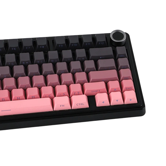 Бездротова ігрова механічна клавітура AULA F75 Pink gradient - Фото 2 Бездротова ігрова механічна клавітура AULA F75 Pink gradient - зображення 2