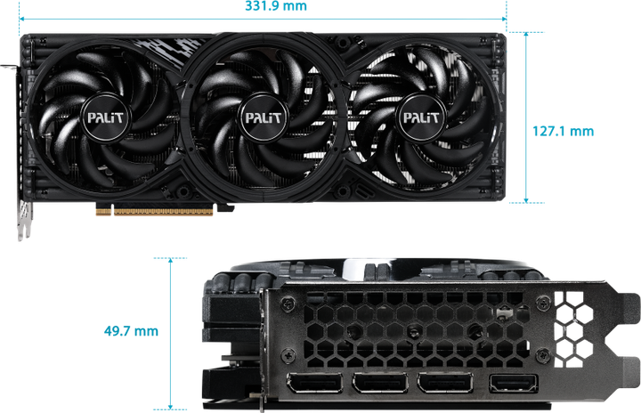 Відеокарта Palit GF RTX 5070 12GB GDDR7 GamingPro-S OC (NE75070T19K9-GB2050U) - зображення 7