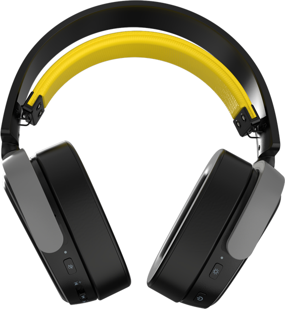 Навушники Ajazz AHM09 MAX Black Gray Yellow (AHM09-MAX-BGY) - зображення 4