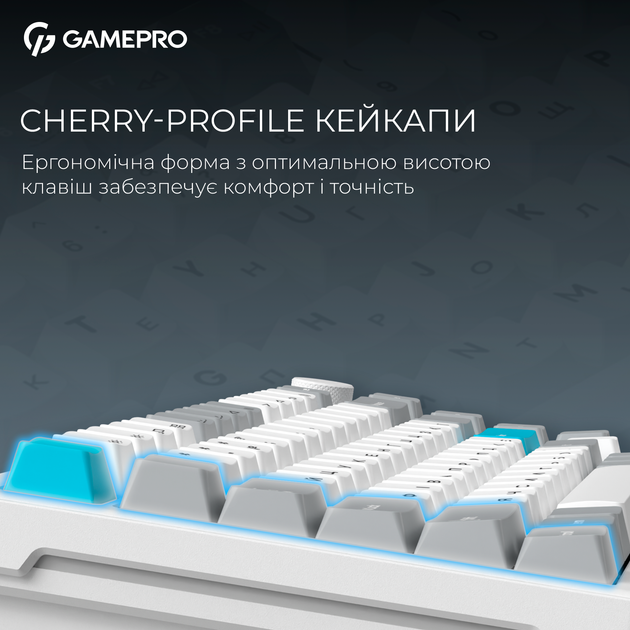 Клавиатура GamePro Asgard Yord White (MK266WH) 323226 - изображение 4