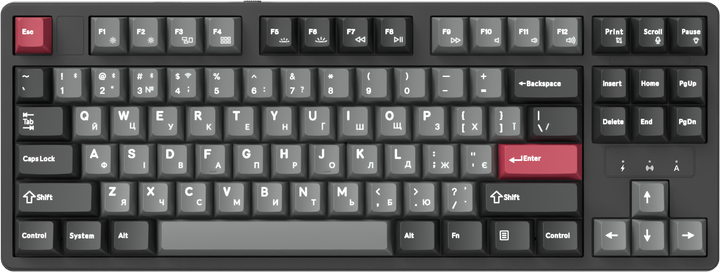 Клавиатура GamePro Asgard Ragnar Black (MK285BK) 323219 - Фото 1 Клавиатура GamePro Asgard Ragnar Black (MK285BK) 323219 - изображение 1