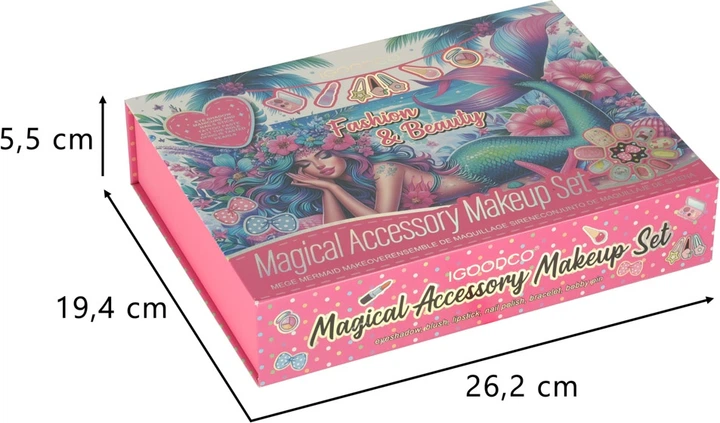 Набір косметики для макіяжу та нігтів KIK Русалка KX3190 (5903039765436) - зображення 14