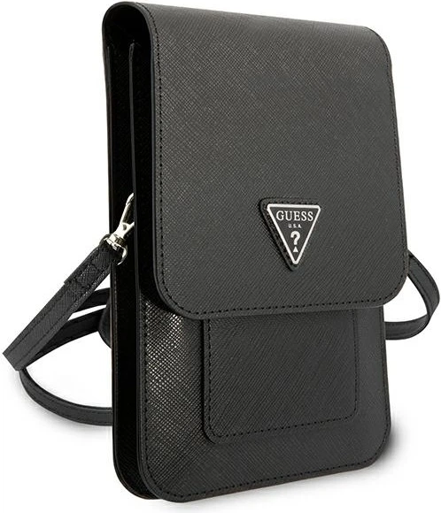 Сумка Guess Saffiano Triangle Black (GUWBSATMBK) - зображення 3