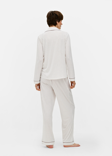 Пижамная рубашка Primark Cosy Printed Boyfriend Pyjamas XXL Для дома и сна Бежевый (8822) - Фото 3 Пижамная рубашка Primark Cosy Printed Boyfriend Pyjamas XXL Для дома и сна Бежевый (8822) - изображение 3