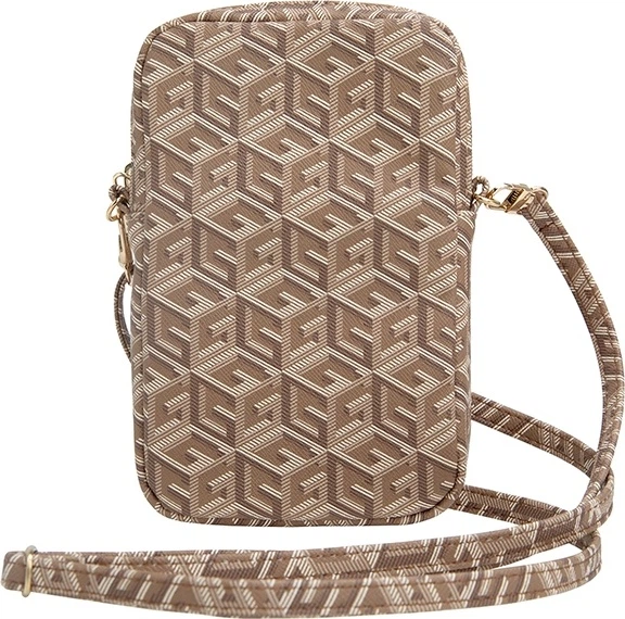 Сумка Guess Zip GCube Bottom Stripe Brown (GUWBZPGCSPGW) - зображення 4