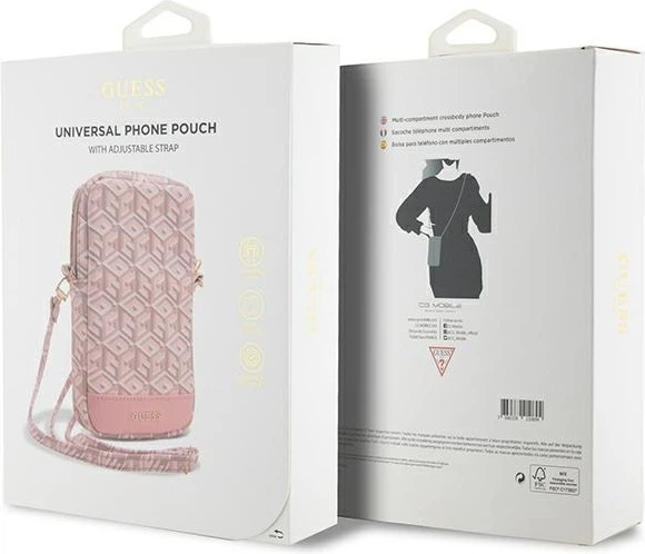 Сумка Guess Zip GCube Bottom Stripe Pink (GUWBZPGCSPGP) - зображення 5