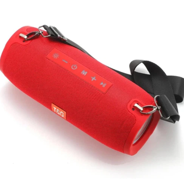 Портативна Bluetooth колонка T&G TG-322 бездротова переносна колонка з вологозахистом Червона - зображення 2