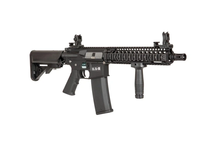 Штурмова гвинтівка Daniel Defense® MK18 SA-E19 EDGE™ HAL 2 ETU Gen. 2 — Black [Specna Arms] - зображення 3