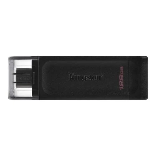 Флеш накопичувач USB 128Gb Kingston DataTraveler 70, Black, Type-C 3.2 Gen 1 (DT70/128GB) - зображення 2