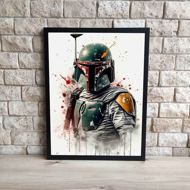 Интерьерная картина-постер на стену Star Wars-3 30х40 см - Фото 1 Интерьерная картина-постер на стену Star Wars-3 30х40 см - изображение 1
