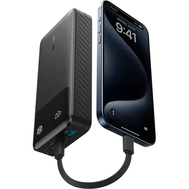Павербанк ANKER PowerCore 20000 mAh 30W PD (Black) A1384G11 - зображення 2