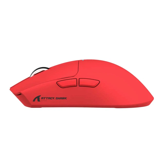 Игровая беспроводная мышь Attack Shark X11 Red - Фото 3 Игровая беспроводная мышь Attack Shark X11 Red - изображение 3