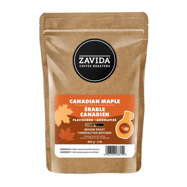 Кава Zavida Canadian Maple "Кленовий Сироп" Преміум Обсмаження Середнє 907г - Фото 1 Кава Zavida Canadian Maple "Кленовий Сироп" Преміум Обсмаження Середнє 907г - изображение 1