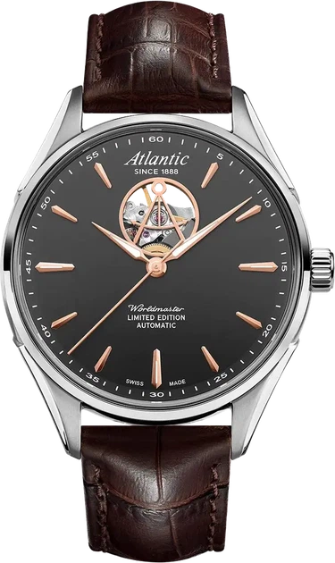 Мужское время Atlantic Worldmaster Open Heart Limited Edition 52780.41.41R - Фото 1 Мужское время Atlantic Worldmaster Open Heart Limited Edition 52780.41.41R - изображение 1