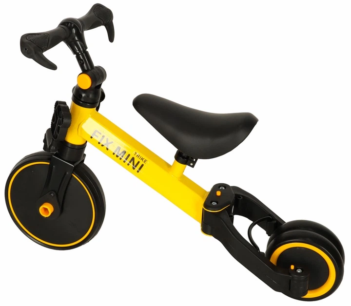 Rowerek biegowy Trike Fix Mini wielofunkcyjny 3 w 1 Żółty (KX5377_1) (5903039729568) - obraz 4