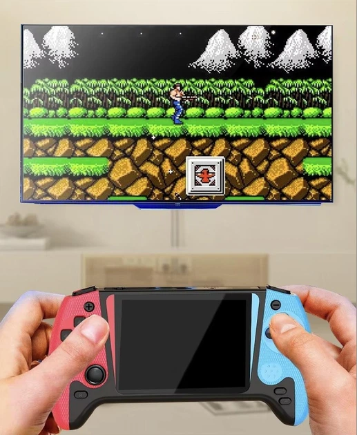 Q21 Retro Console — ретро игровая приставка, портативная, для дома и путешествий, 500 встроенных игр - Фото 4 Q21 Retro Console — ретро игровая приставка, портативная, для дома и путешествий, 500 встроенных игр - изображение 4