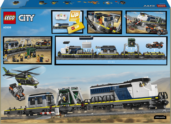 Zestaw klocków LEGO City Napad na policyjny pociąg 1313 elementów (60508) - obraz 9