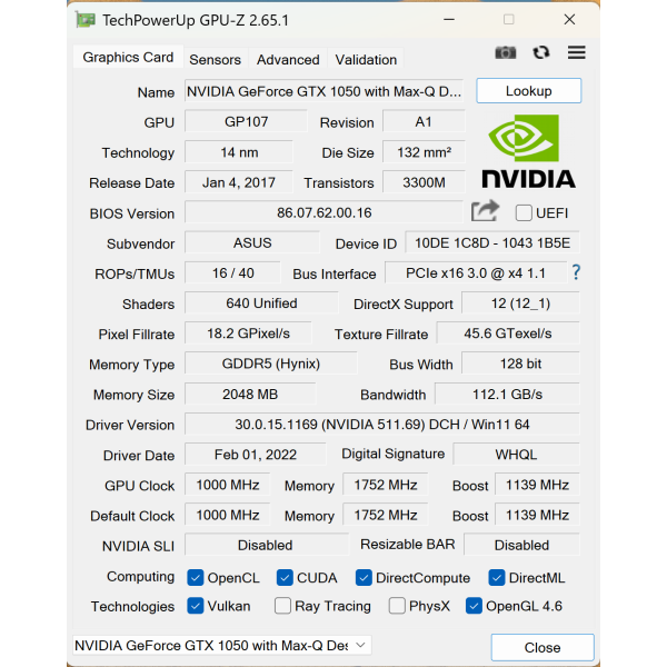 Ноутбук ASUS ZenBook Q536F 15.6`4K/IPS/Touch/i7-8565U/16Gb/256Gb SSD + 2Tb HDD/NVIDIA GeForce GTX 1050 (2 Gb) Б/В - Фото 8 Ноутбук ASUS ZenBook Q536F 15.6`4K/IPS/Touch/i7-8565U/16Gb/256Gb SSD + 2Tb HDD/NVIDIA GeForce GTX 1050 (2 Gb) Б/В - зображення 8