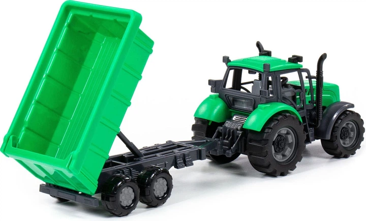 Traktor Cavallino z przyczepą wywrotką 1:32 zielony 1450911 (8719214072902) - obraz 2