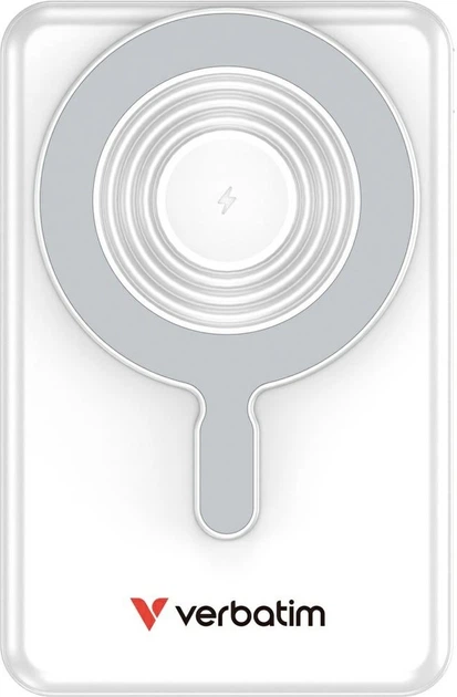 Powerbank Verbatim Charge 'n' Go Two Cable Power Bank with Display 10000 mAh 22.5W Silver (023942322733) - obraz 3