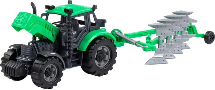 Traktor Cavallino z pługiem 1:32 zielony 1450915 (8719214073152) - obraz 2